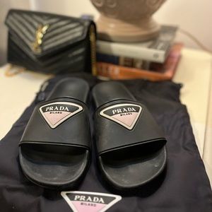 Authentic Prada Pool slides size 38
